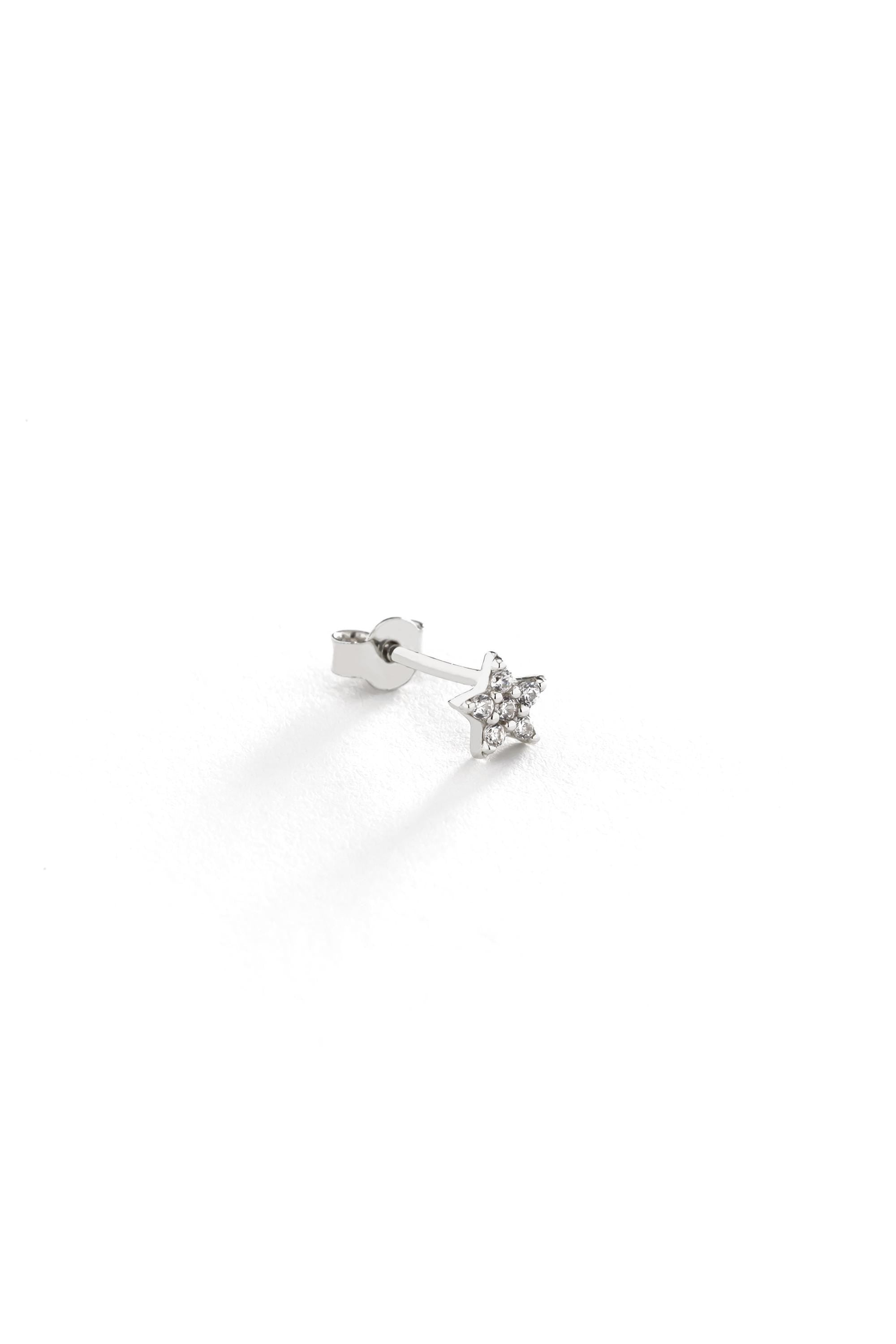 14k Gold Star Stud Earrings