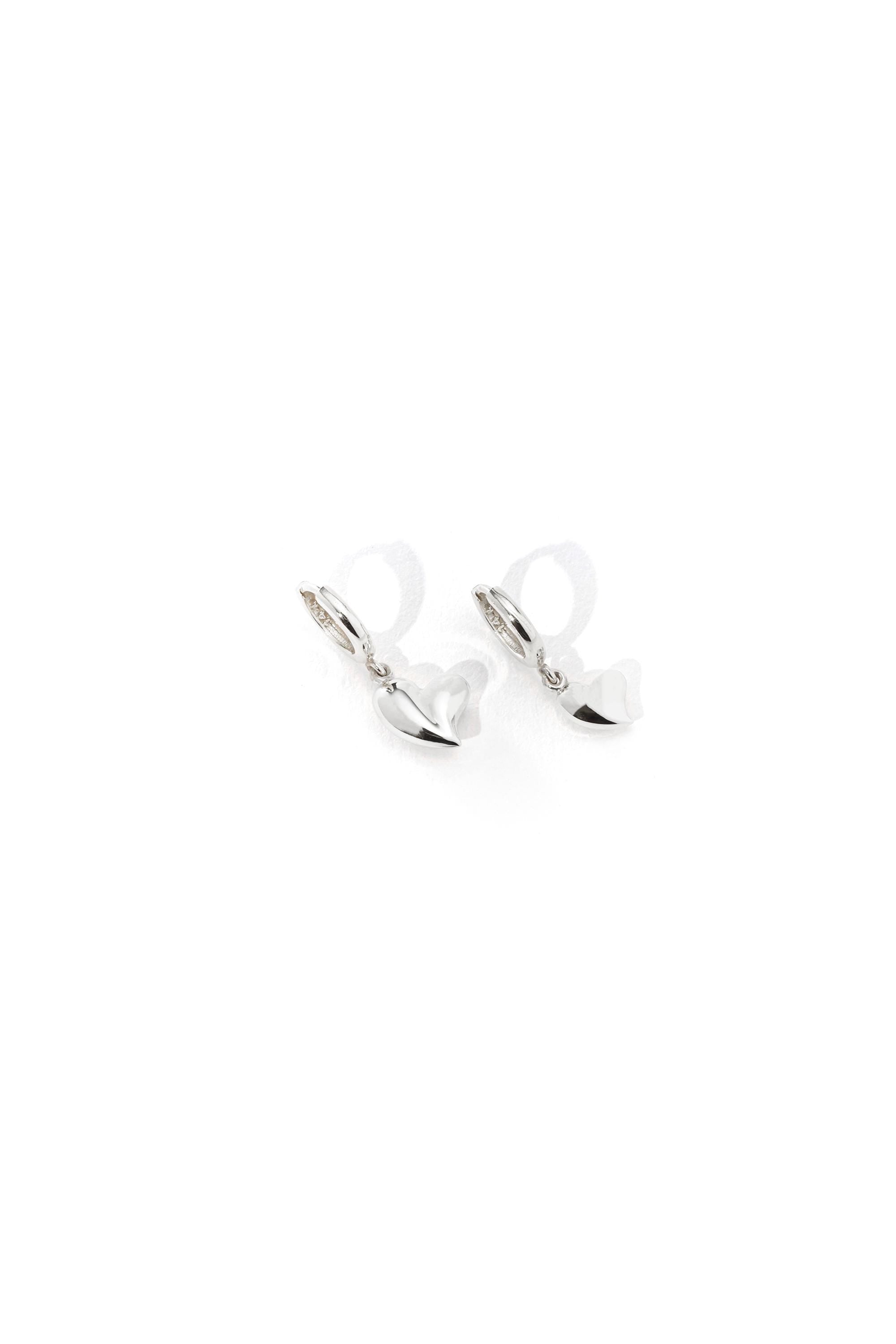 14K Gold Heart Earrings