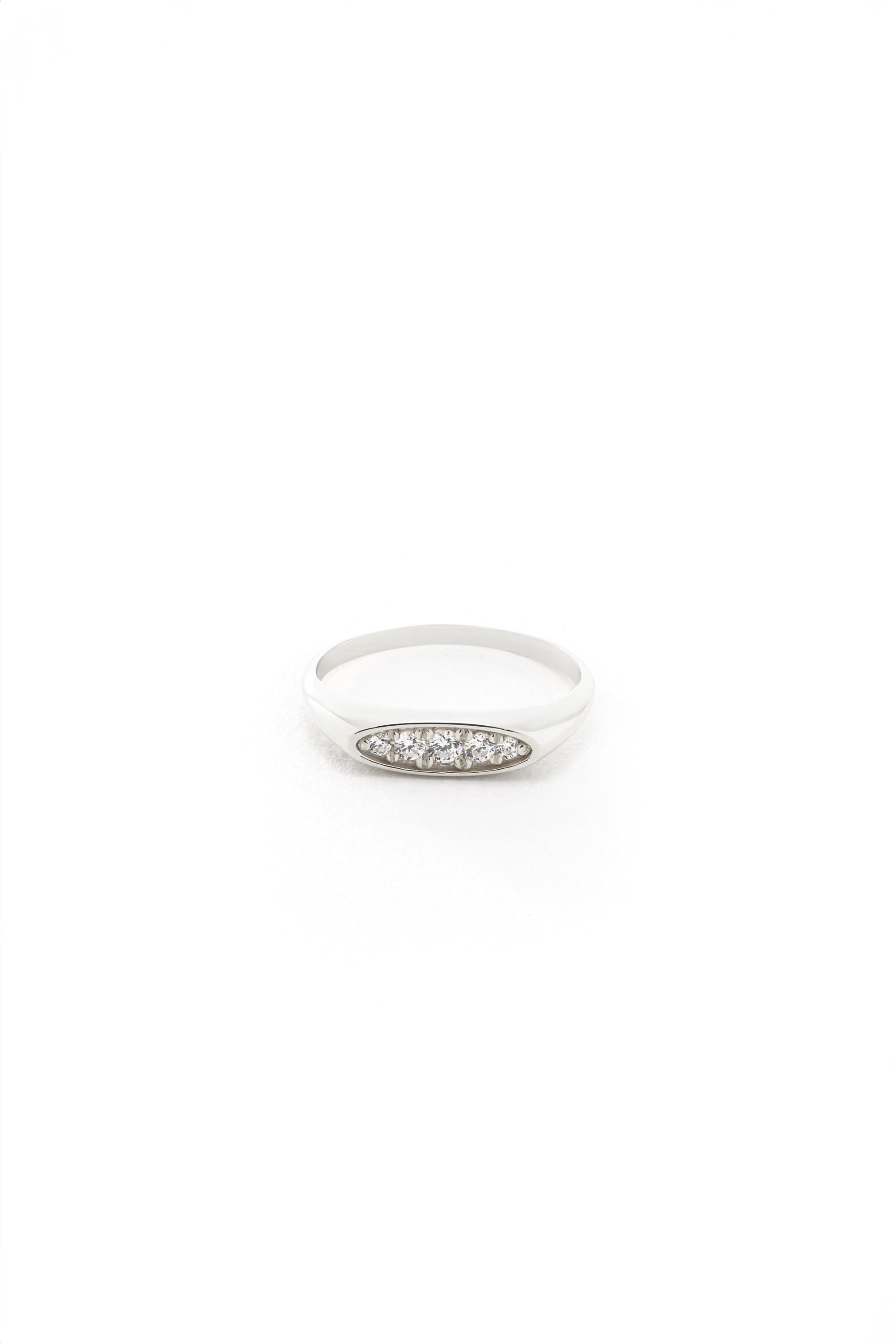 14K Solid Gold Marquise Diamond Cluster Ring