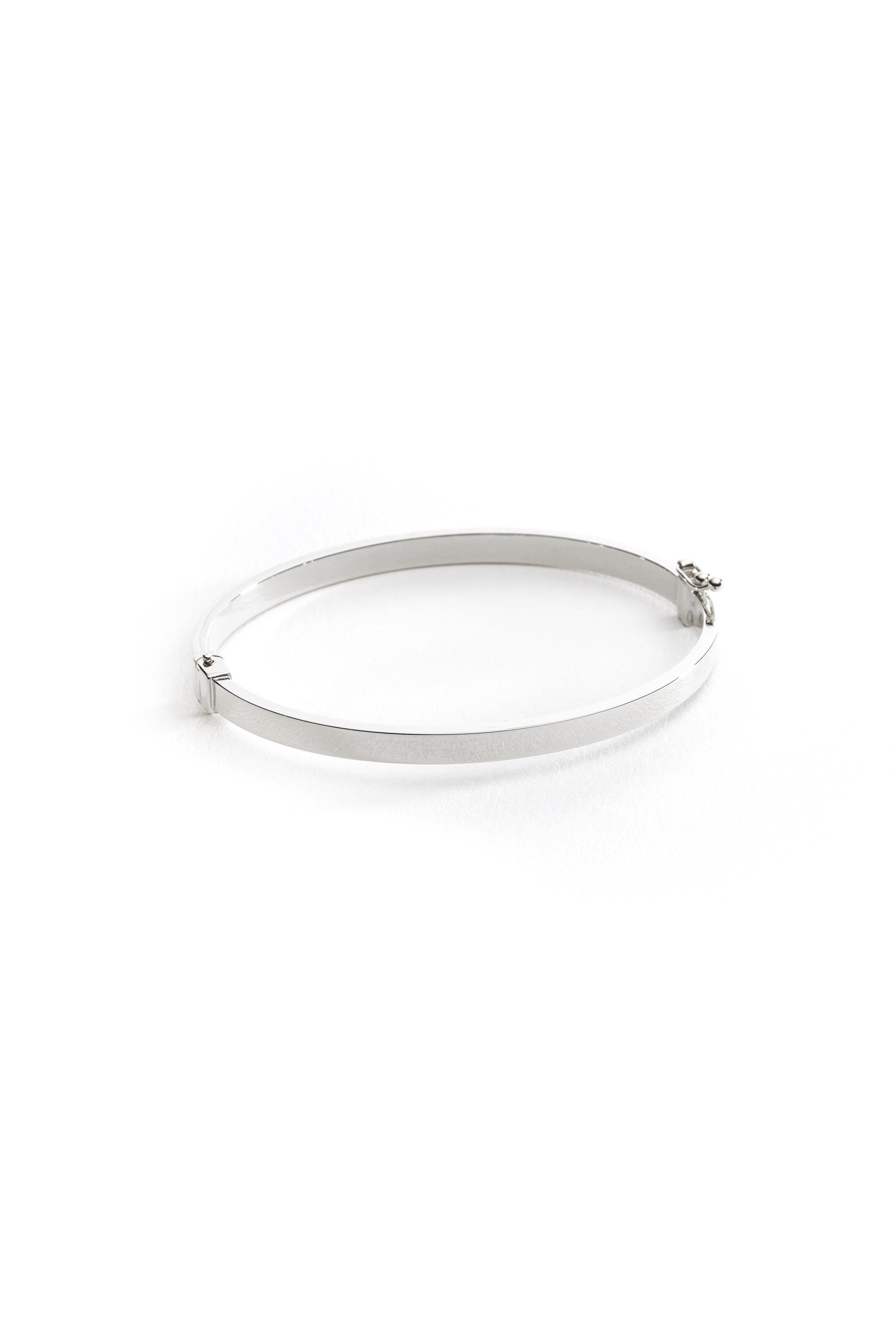 14k Flat Gold Bracelet Bangle