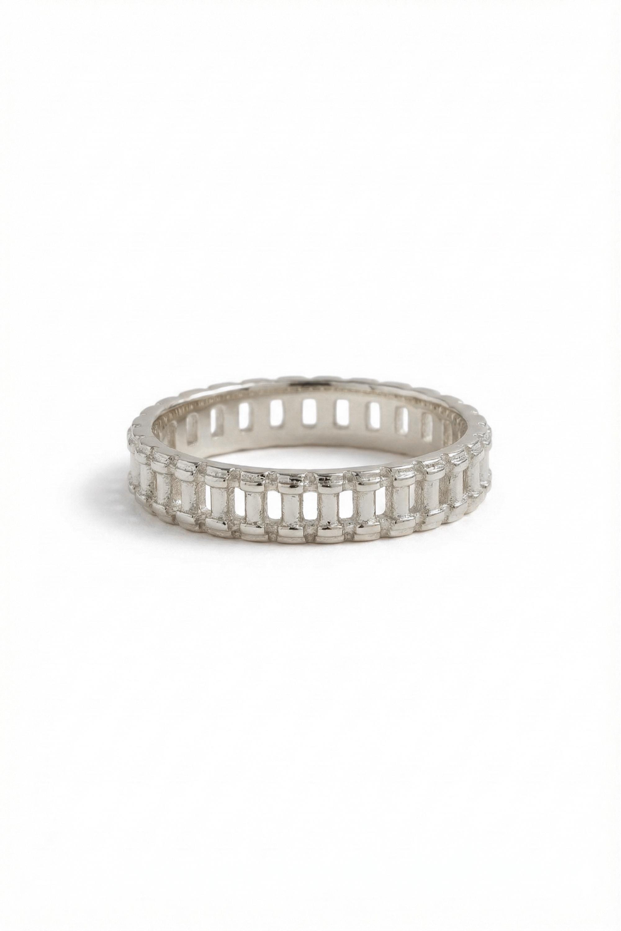 14K Gold Openwork Band Ring