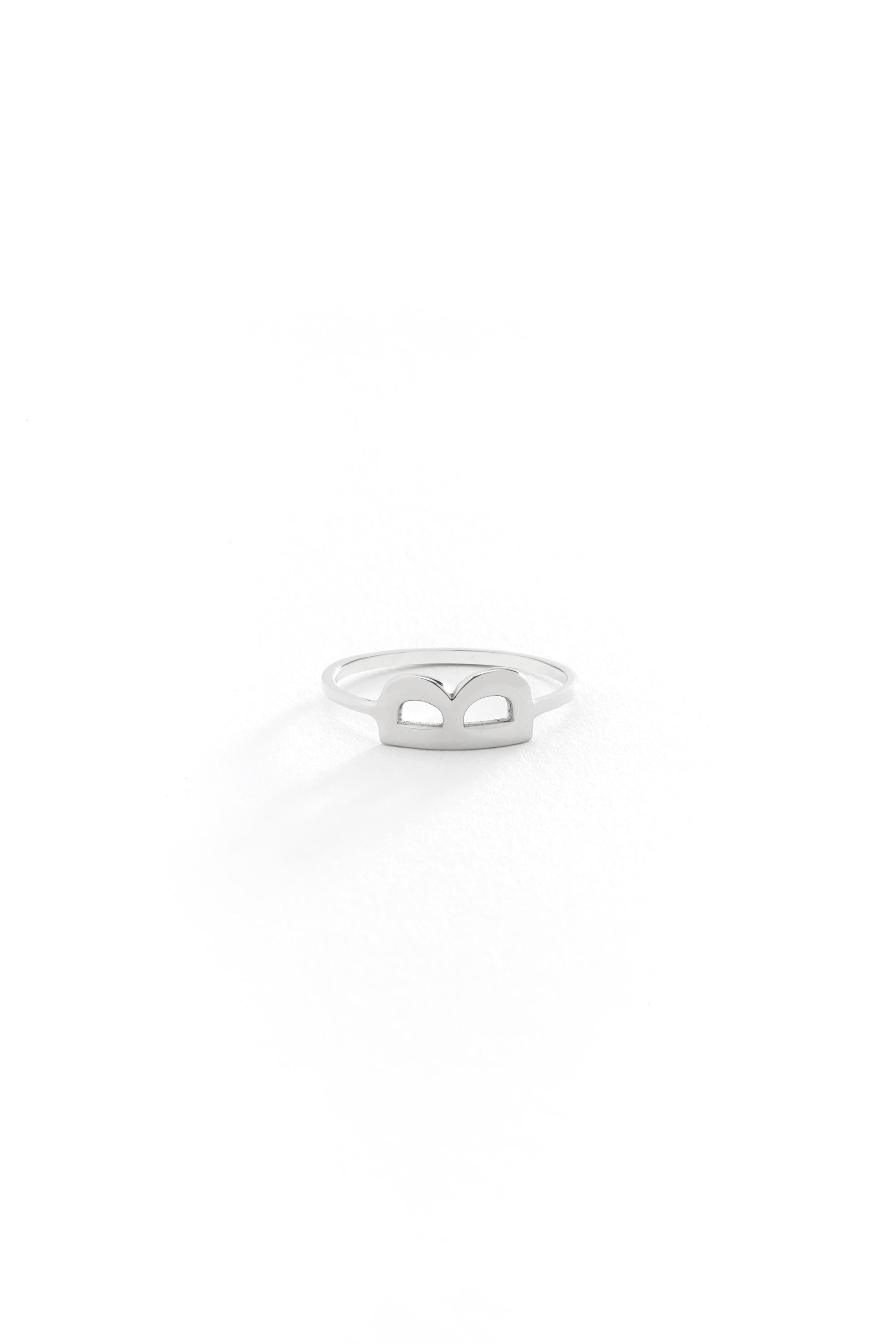 14k Solid Gold Initial Ring