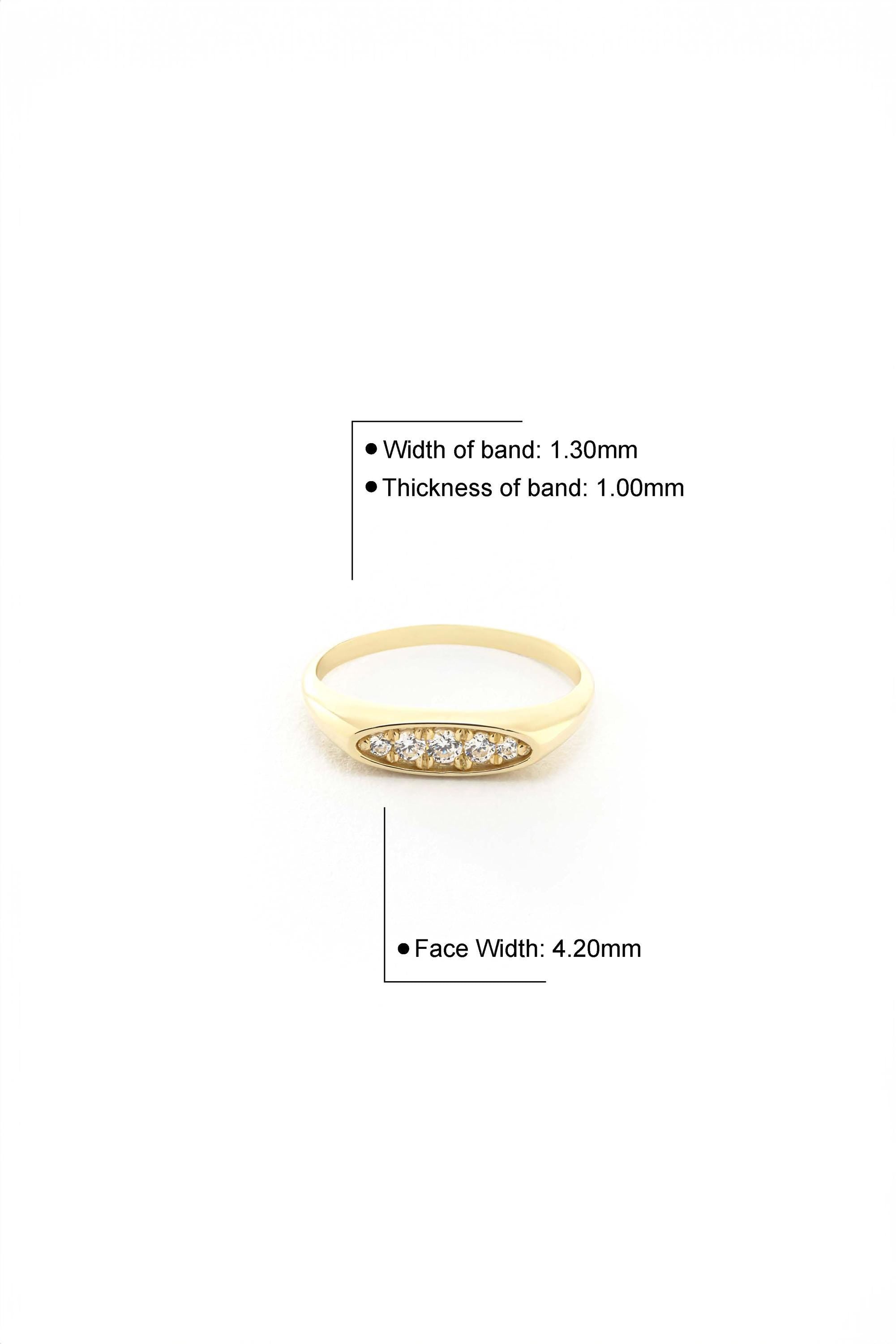14K Solid Gold Marquise Diamond Cluster Ring