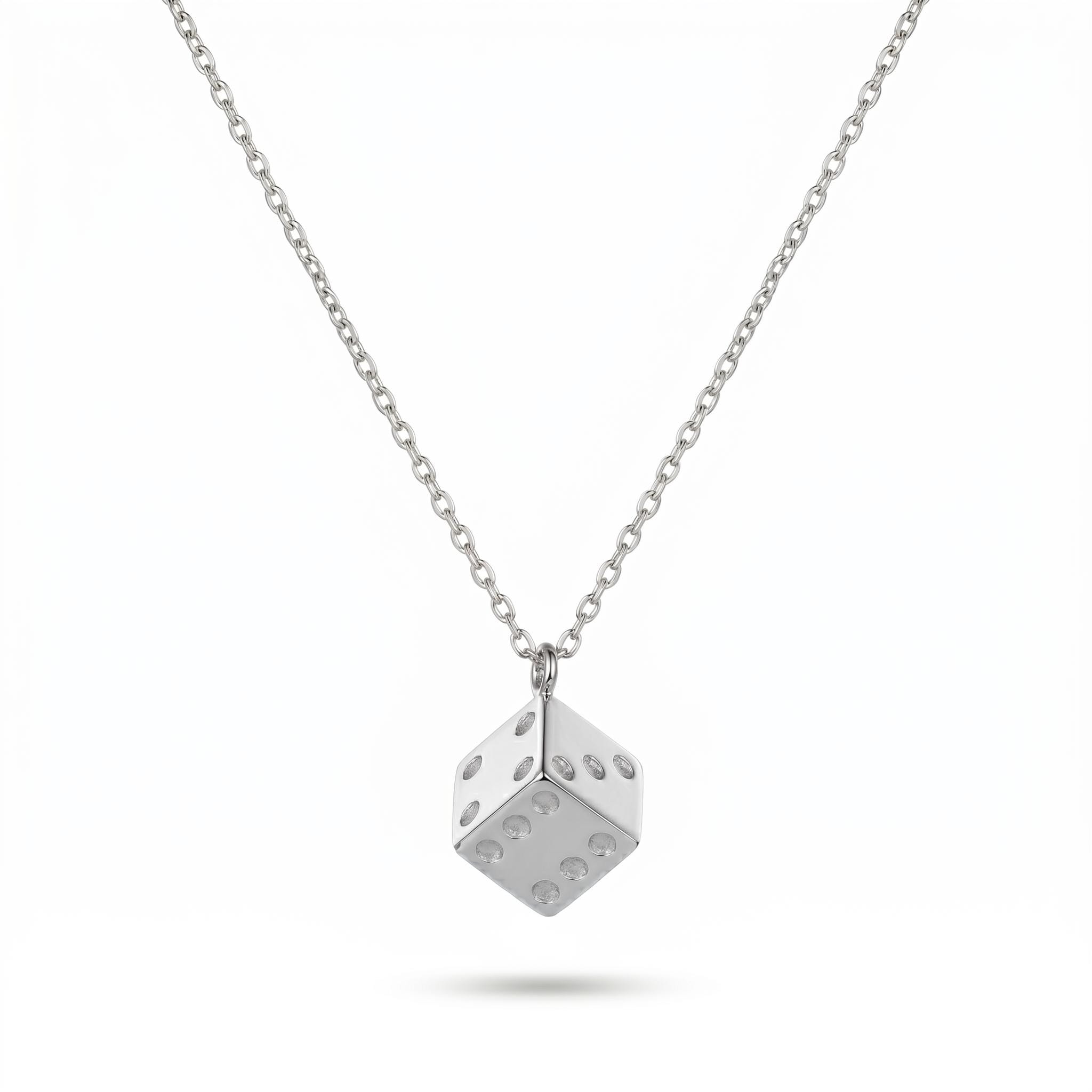 14K Gold Dice Necklace