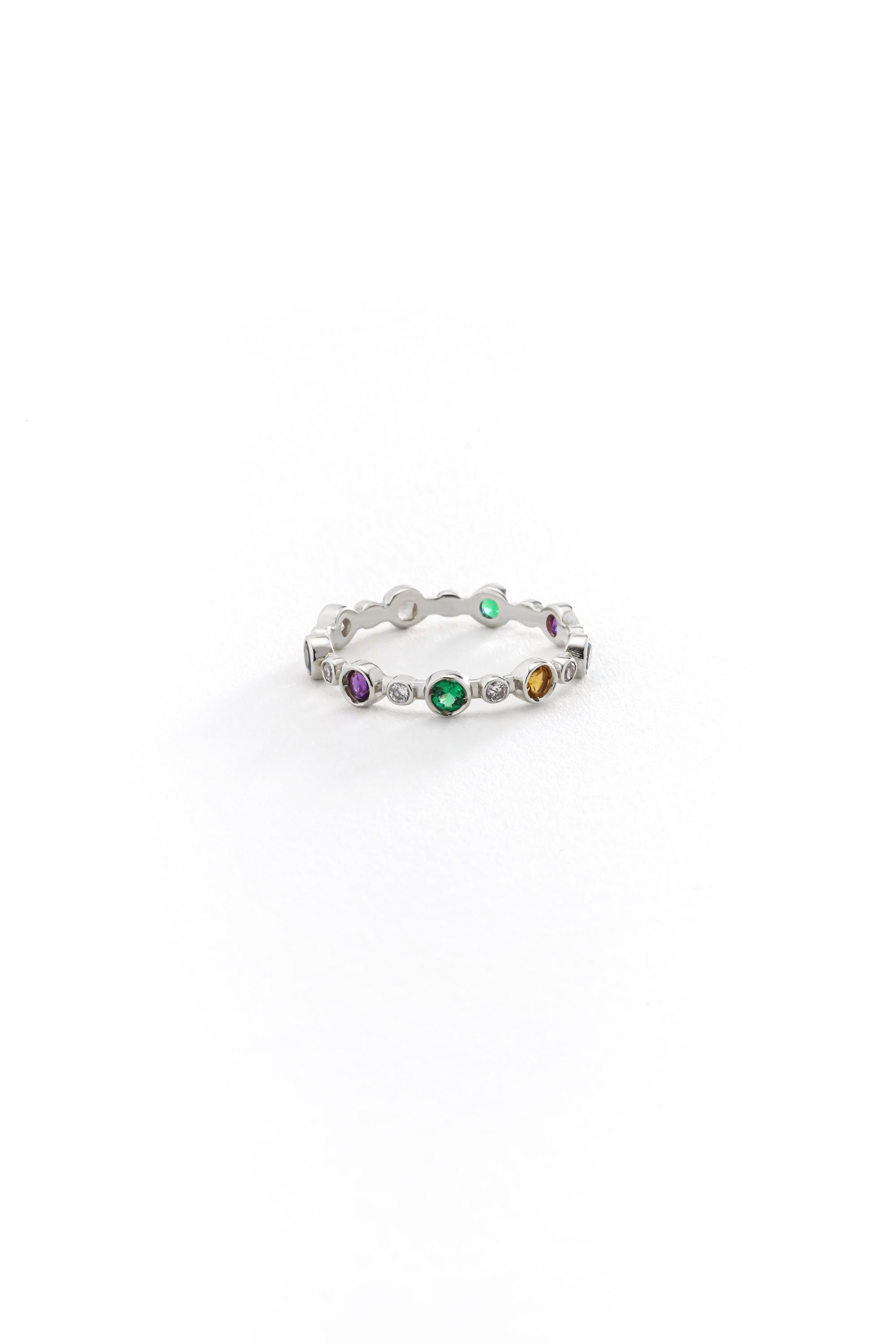 14k Gold Family Birthstone Ring
