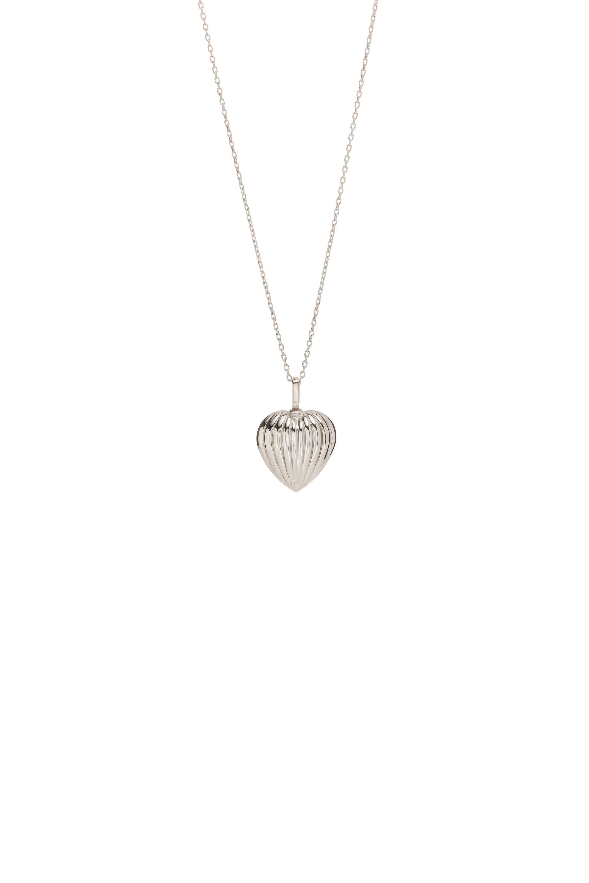 Solid Gold Heart Urn Necklace