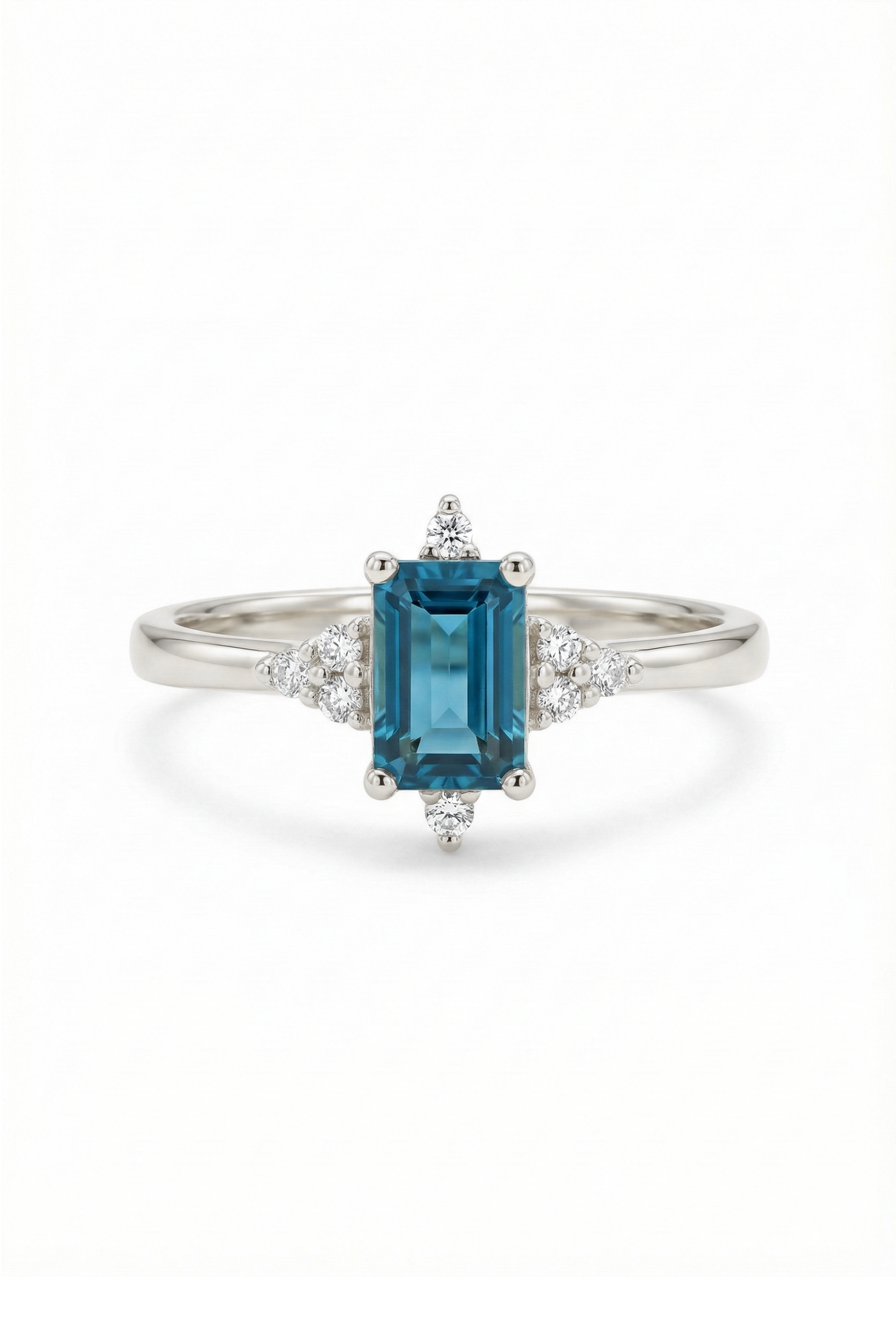 14k Gold Exquisite London Topaz Ring