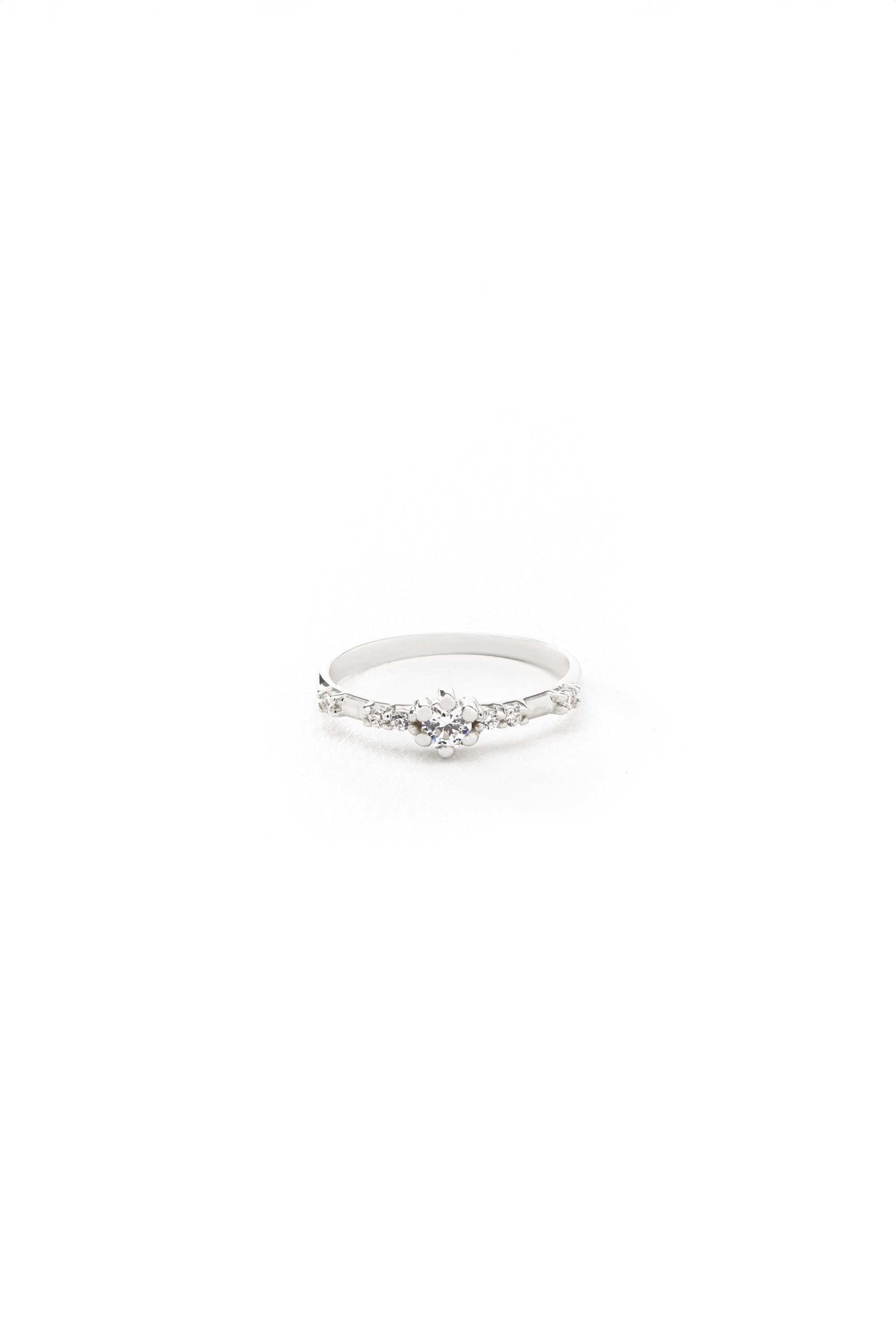 14K Solid Gold  Diamond Band Ring
